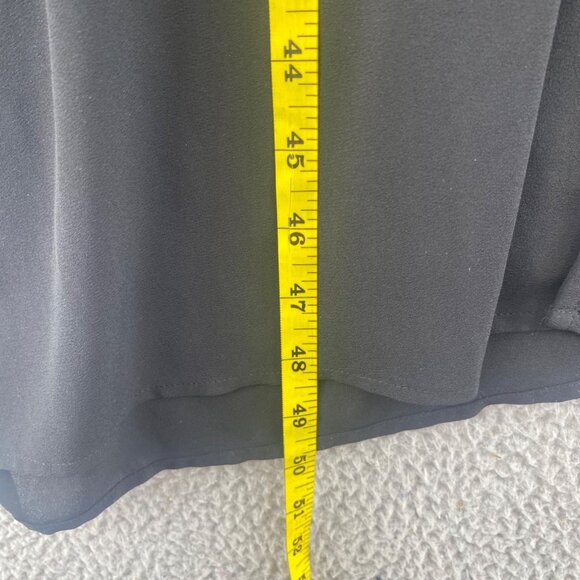 J Jill Dress Womens 2X Plus Black Wearever Chiffon Duster Tie Waist Cap Sleeve - Picture 9 of 10